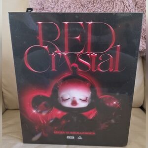 NIB Aurhentic Pop Mart 400% Red Crystal Mega Skullpanda Figure